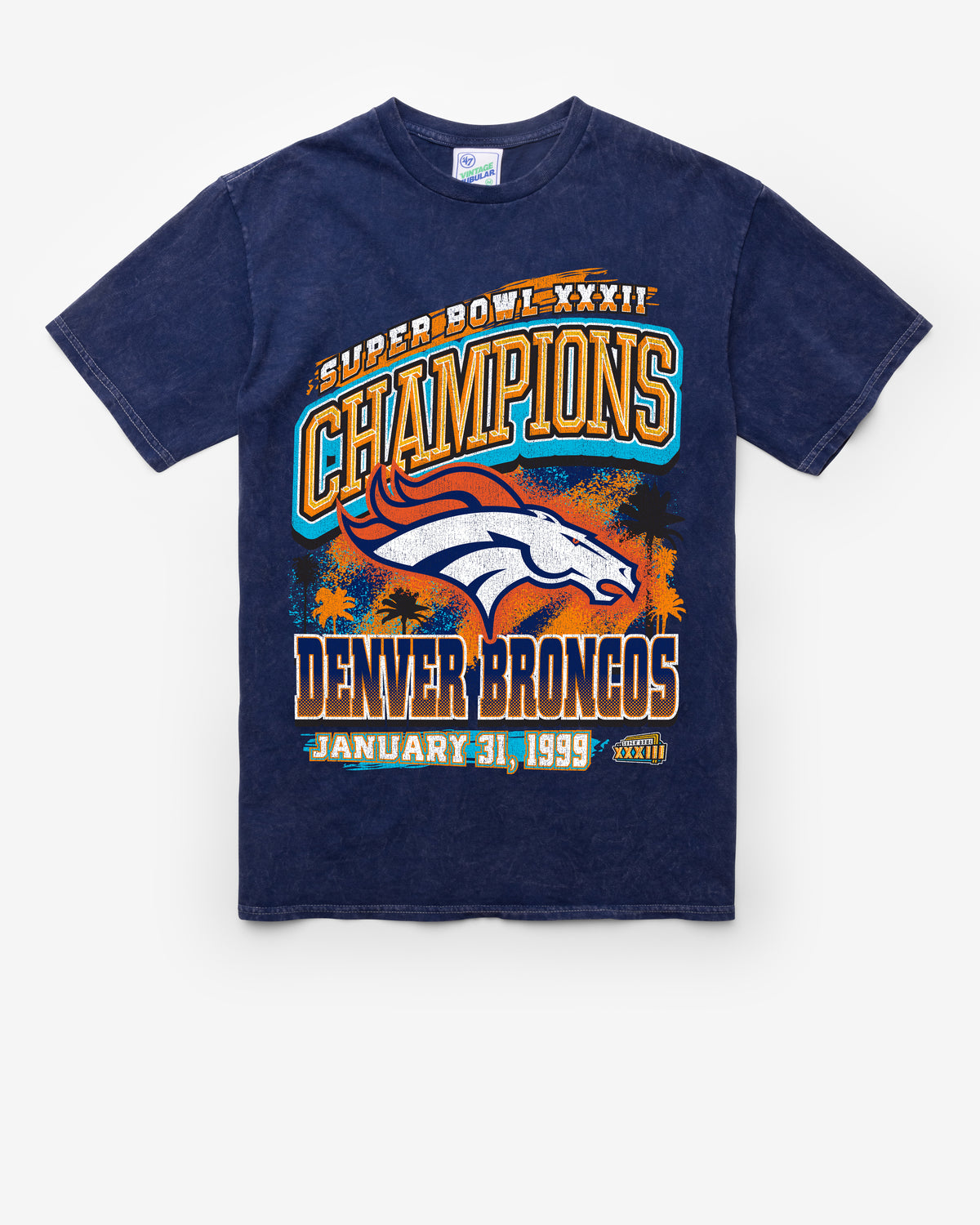 DENVER BRONCOS LOCKER VINTAGE '47 TUBULAR TEE