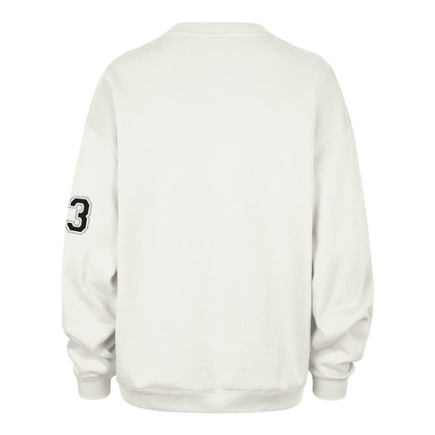 PHILADELPHIA EAGLES HISTORIC STONEY CLOVER LANE X '47 OVERSIZED GLITTER ARCH CREW WOMENS