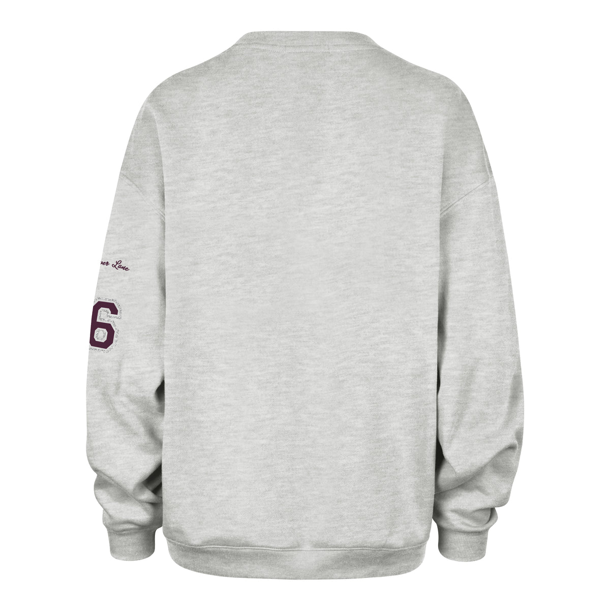 TEXAS A&M AGGIES STONEY CLOVER LANE X '47 OVERSIZED GLITTER ARCH CREW WOMENS