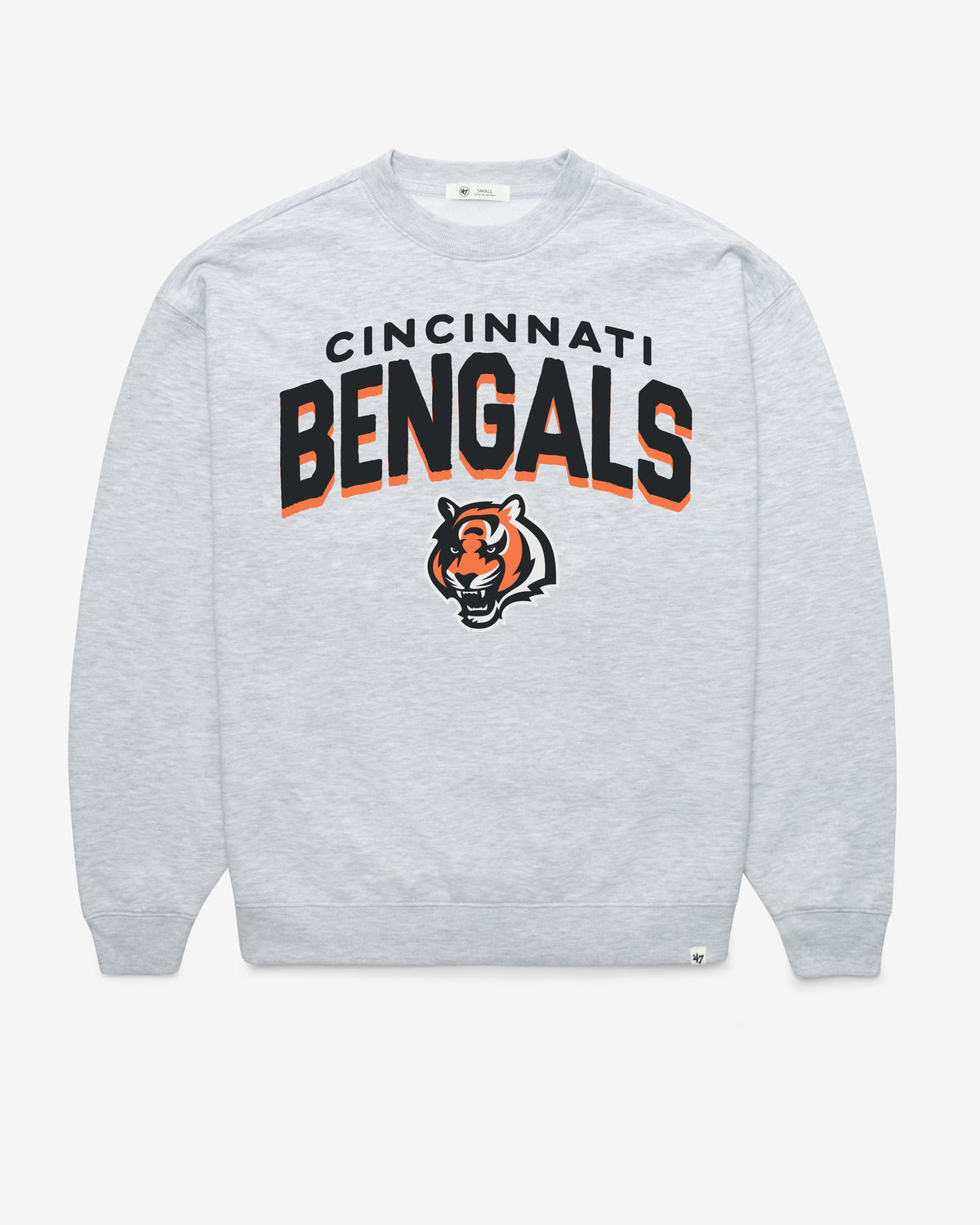 CINCINNATI BENGALS CAMPUS ARCH CLOUD '47 OVERSIZED CREW WOMENS