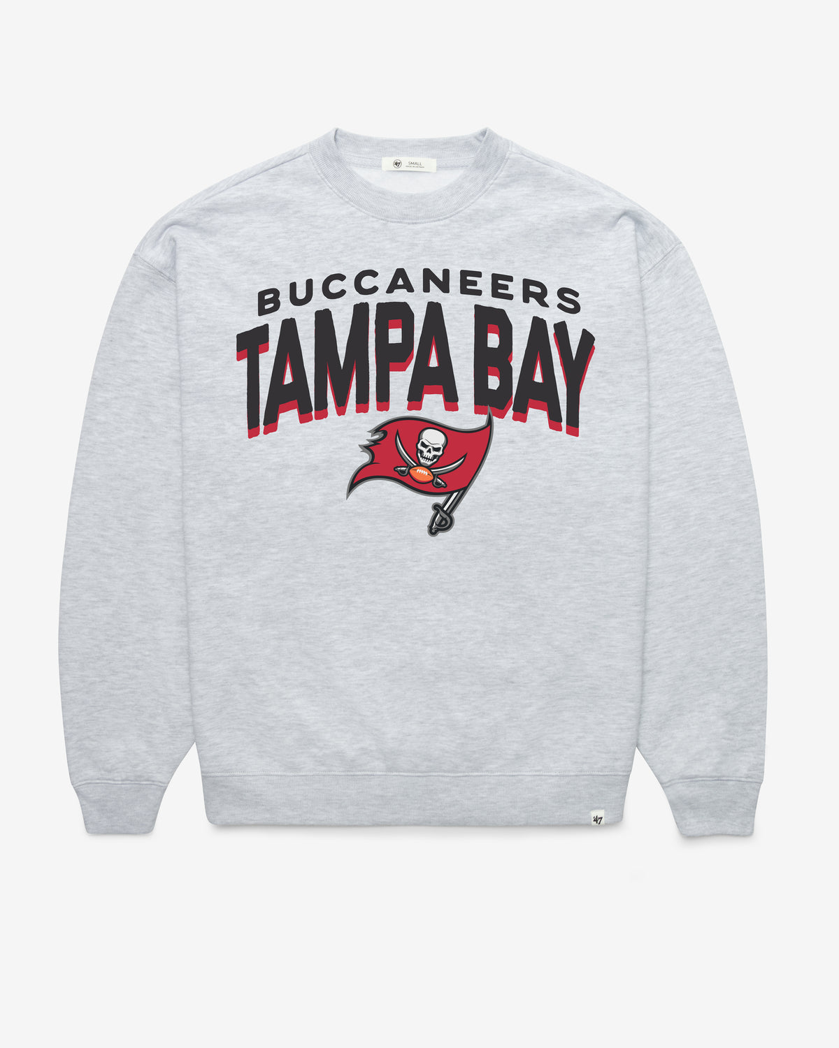 TAMPA BAY BUCCANEERS CAMPUS ARCH CLOUD '47 OVERSIZED CREW WOMENS