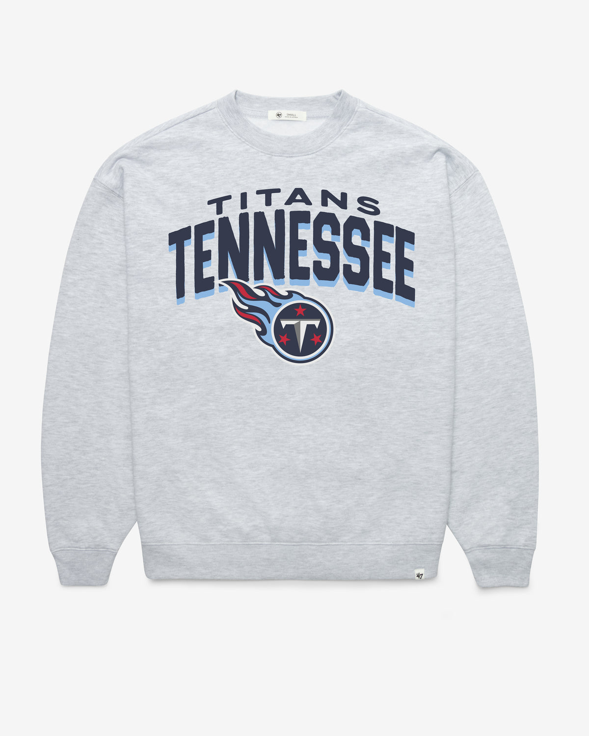 TENNESSEE TITANS CAMPUS ARCH CLOUD '47 OVERSIZED CREW WOMENS