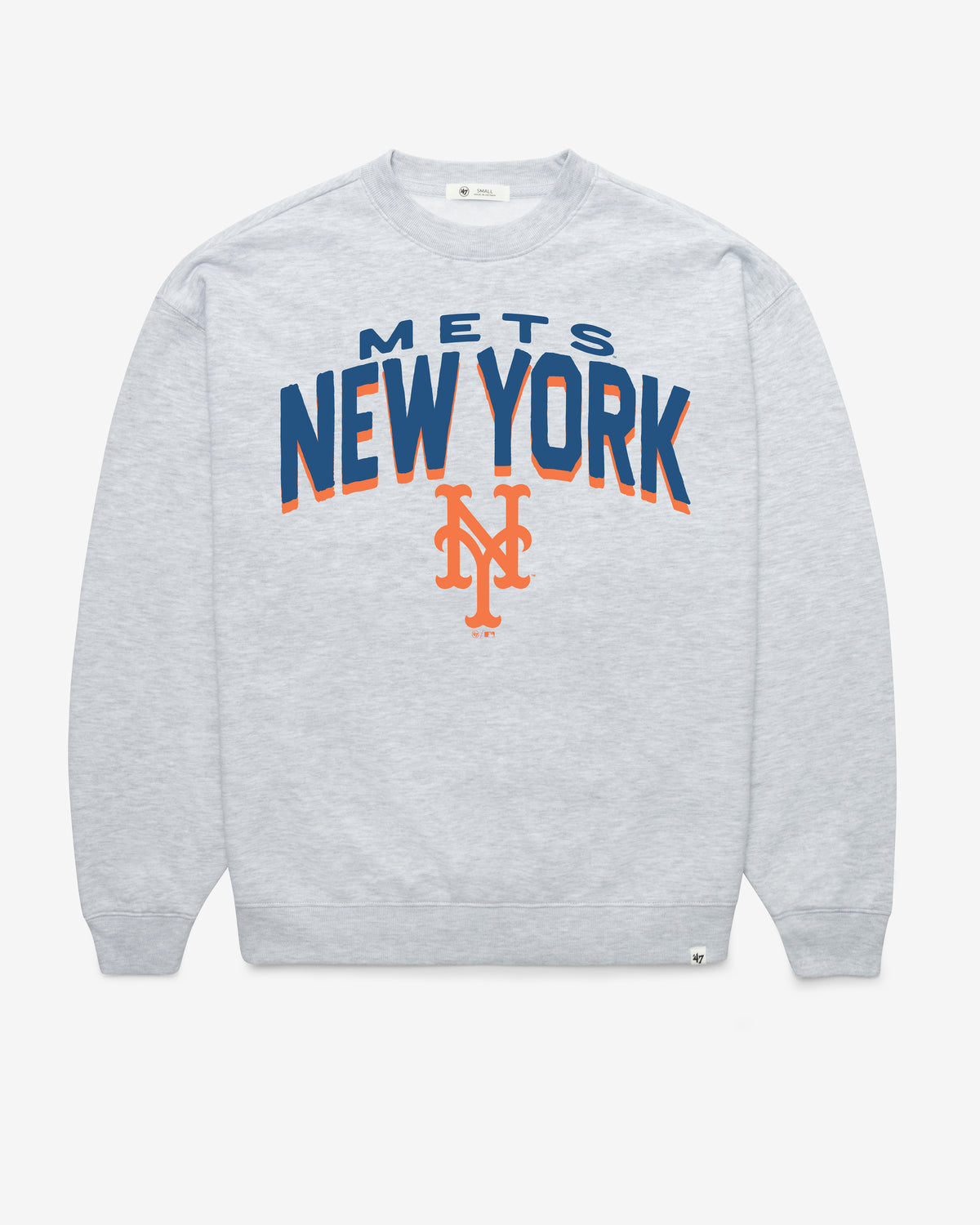 NEW YORK METS CAMPUS ARCH CLOUD '47 OVERSIZED CREW WOMENS