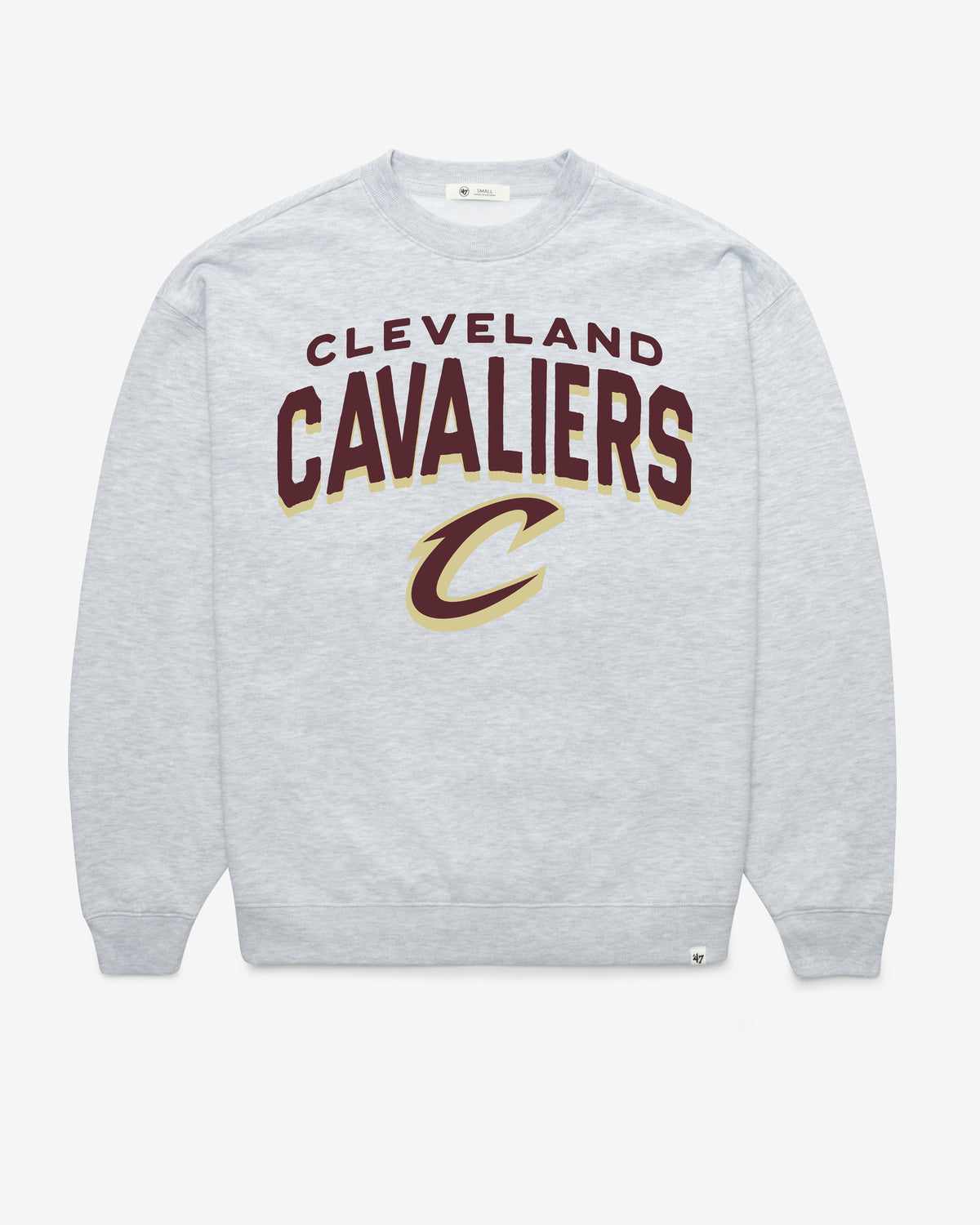 CLEVELAND CAVALIERS CAMPUS ARCH CLOUD '47 OVERSIZED CREW WOMENS