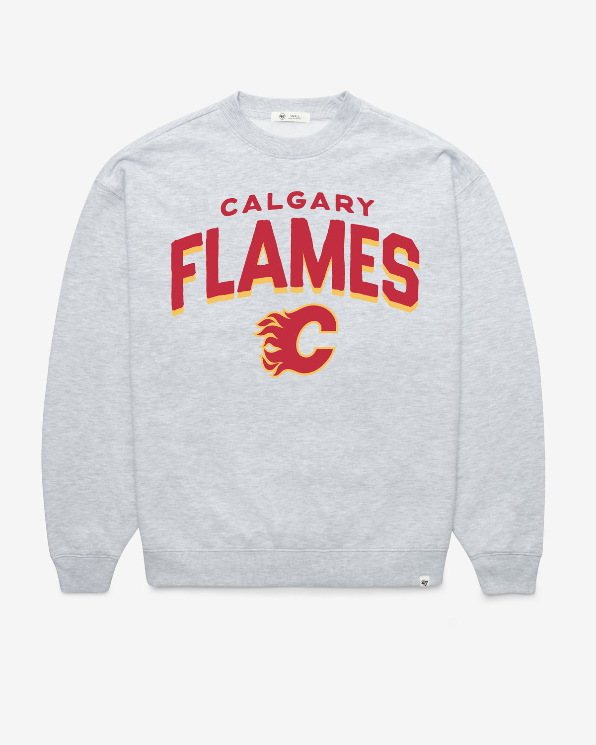 CALGARY FLAMES CAMPUS ARCH CLOUD '47 OVERSIZED CREW WOMENS