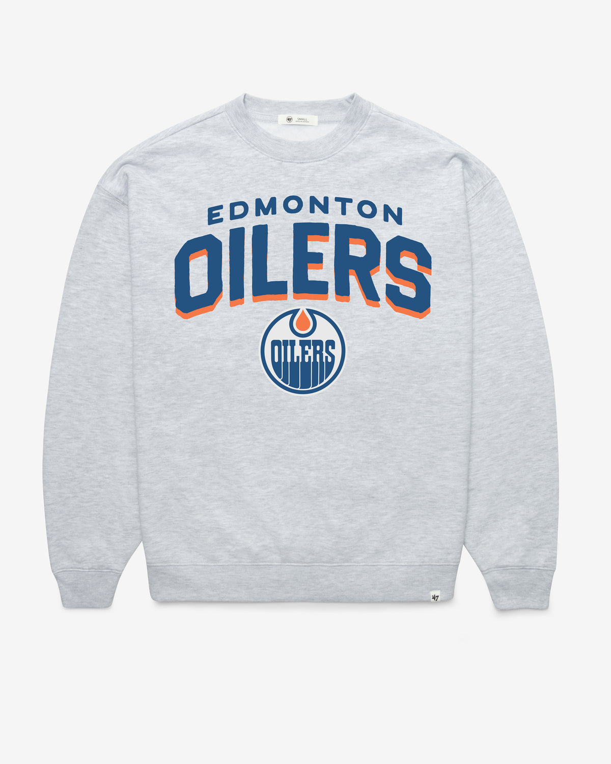 EDMONTON OILERS CAMPUS ARCH CLOUD '47 OVERSIZED CREW WOMENS