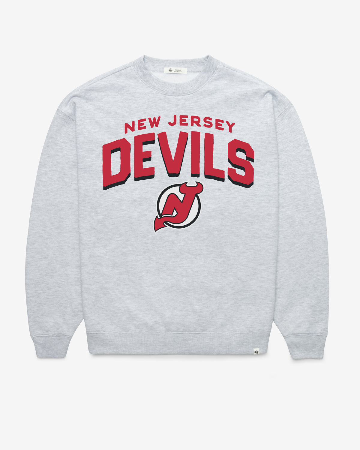 NEW JERSEY DEVILS CAMPUS ARCH CLOUD '47 OVERSIZED CREW WOMENS