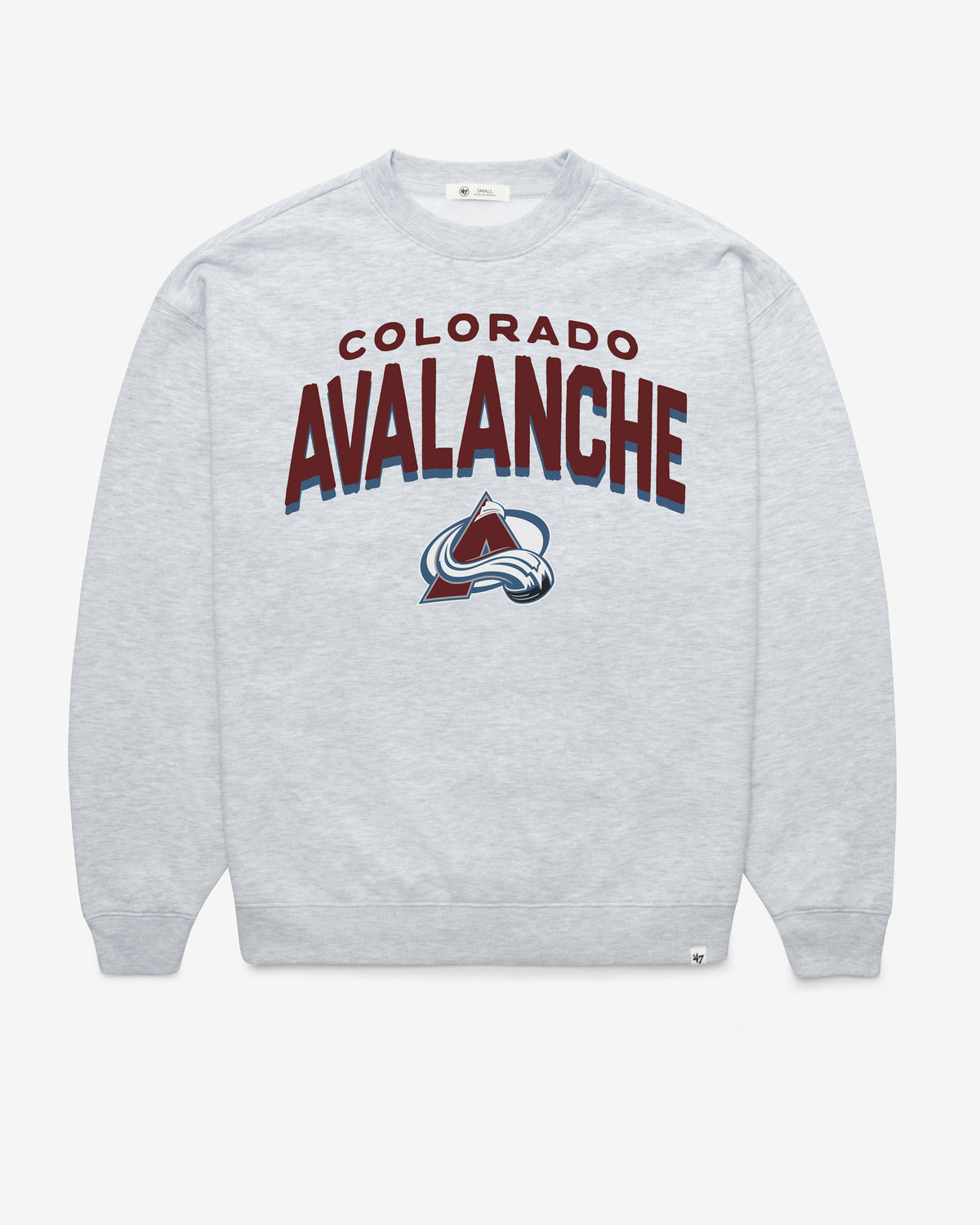 COLORADO AVALANCHE CAMPUS ARCH CLOUD '47 OVERSIZED CREW WOMENS