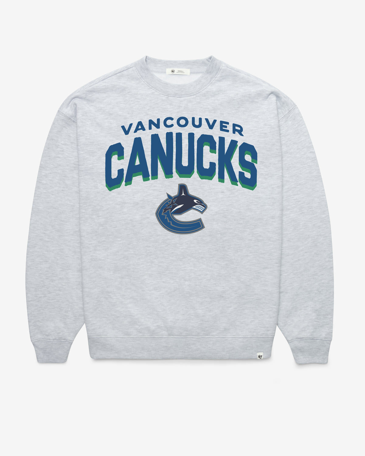VANCOUVER CANUCKS CAMPUS ARCH CLOUD '47 OVERSIZED CREW WOMENS