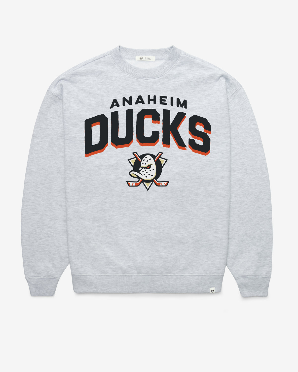 ANAHEIM DUCKS CAMPUS ARCH CLOUD '47 OVERSIZED CREW WOMENS