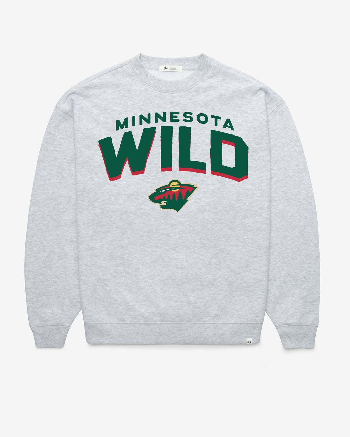 MINNESOTA WILD CAMPUS ARCH CLOUD '47 OVERSIZED CREW WOMENS