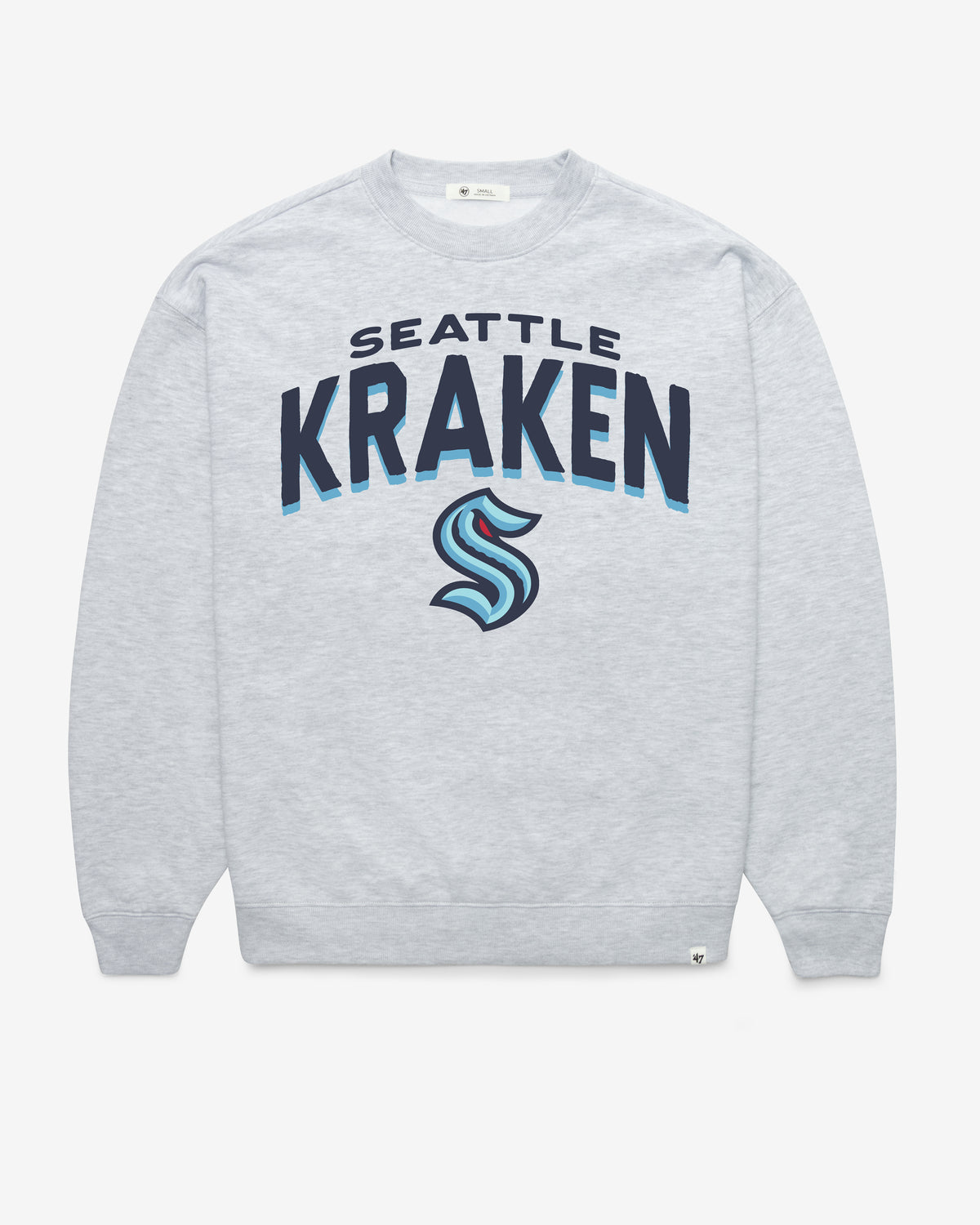 SEATTLE KRAKEN CAMPUS ARCH CLOUD '47 OVERSIZED CREW WOMENS