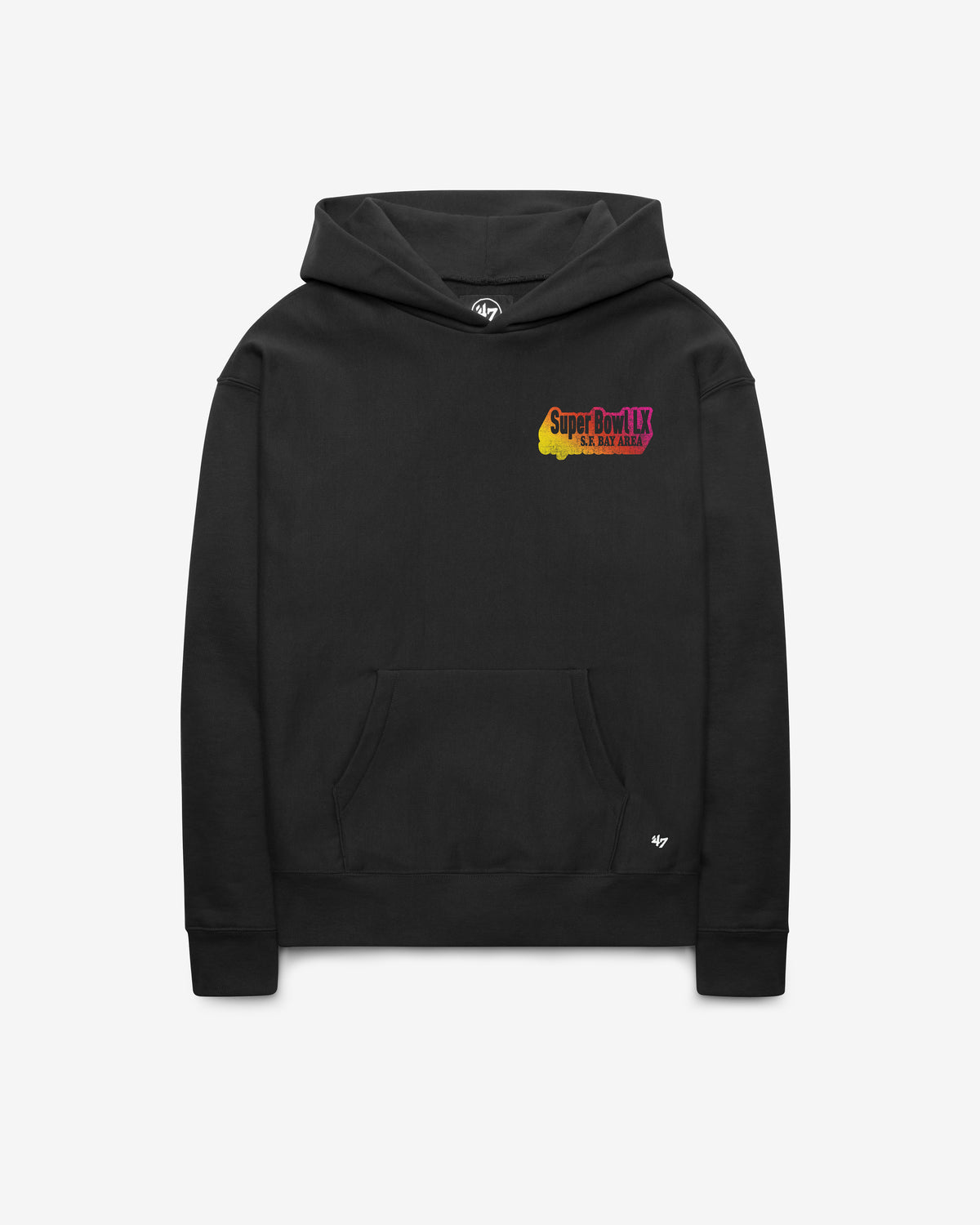 NFL SUPER BOWL LOGO LX PENNANTS '47 FOUNDATION HOOD