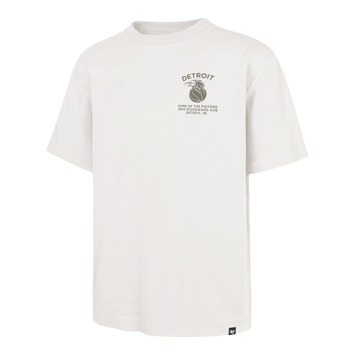 DETROIT PISTONS TO ARCH OVER '47 FOUNDATION TEE