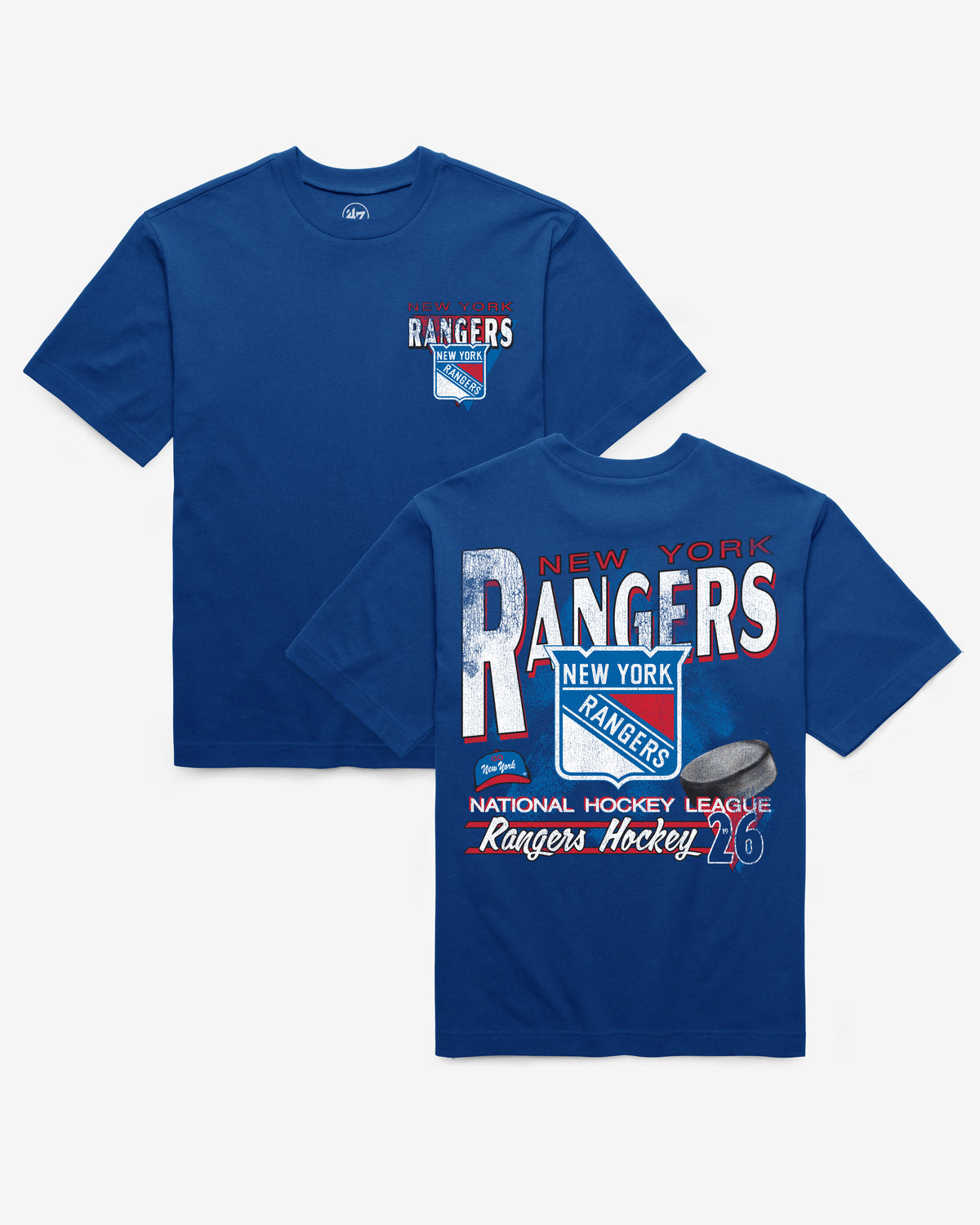 NEW YORK RANGERS UNDER BAR '47 FOUNDATION TEE