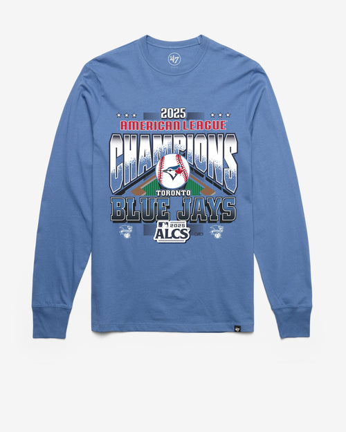 TORONTO BLUE JAYS 2025 AMERICAN LEAGUE CHAMPIONS '47 FRANKLIN LONG SLEEVE TEE