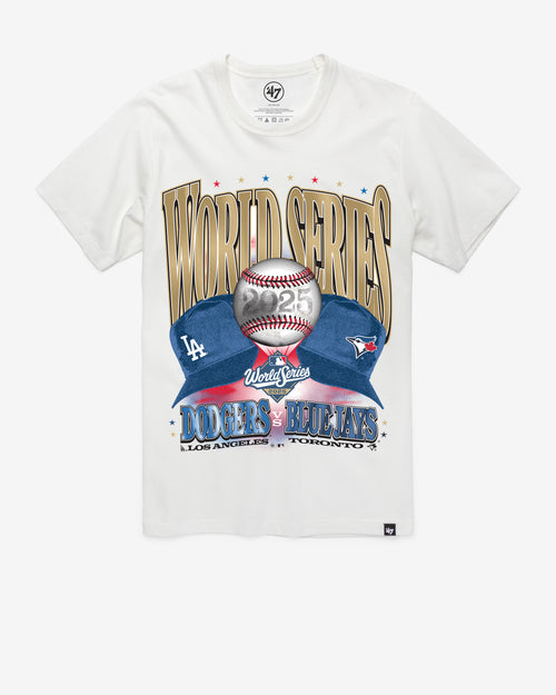 LOS ANGELES DODGERS / TORONTO BLUE JAYS MLB WORLD SERIES DUELING '47 FRANKLIN TEE