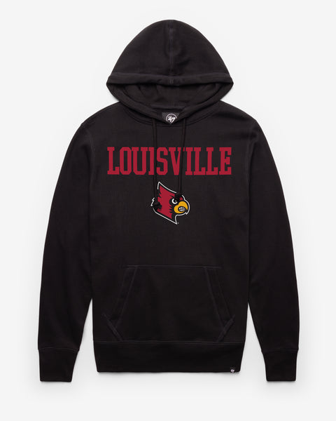 LOUISVILLE CARDINALS STRAIGHT BLOCK '47 HEADLINE HOOD