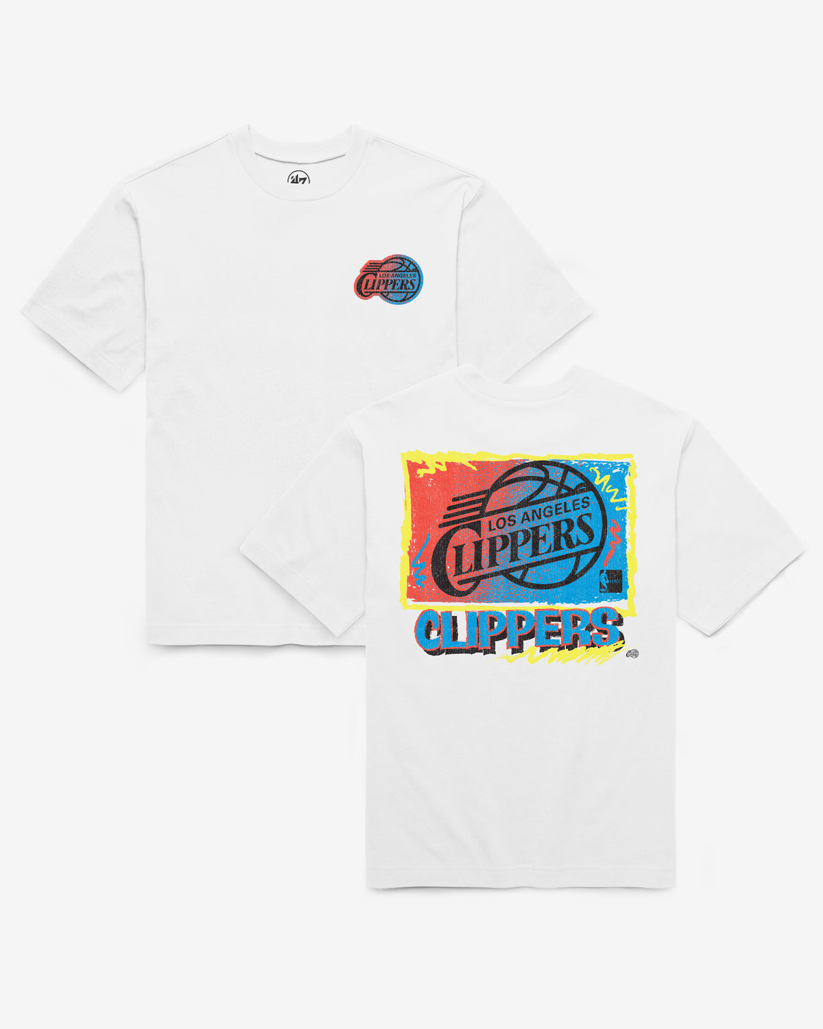 LOS ANGELES CLIPPERS RETRO SURF '47 FOUNDATION TEE