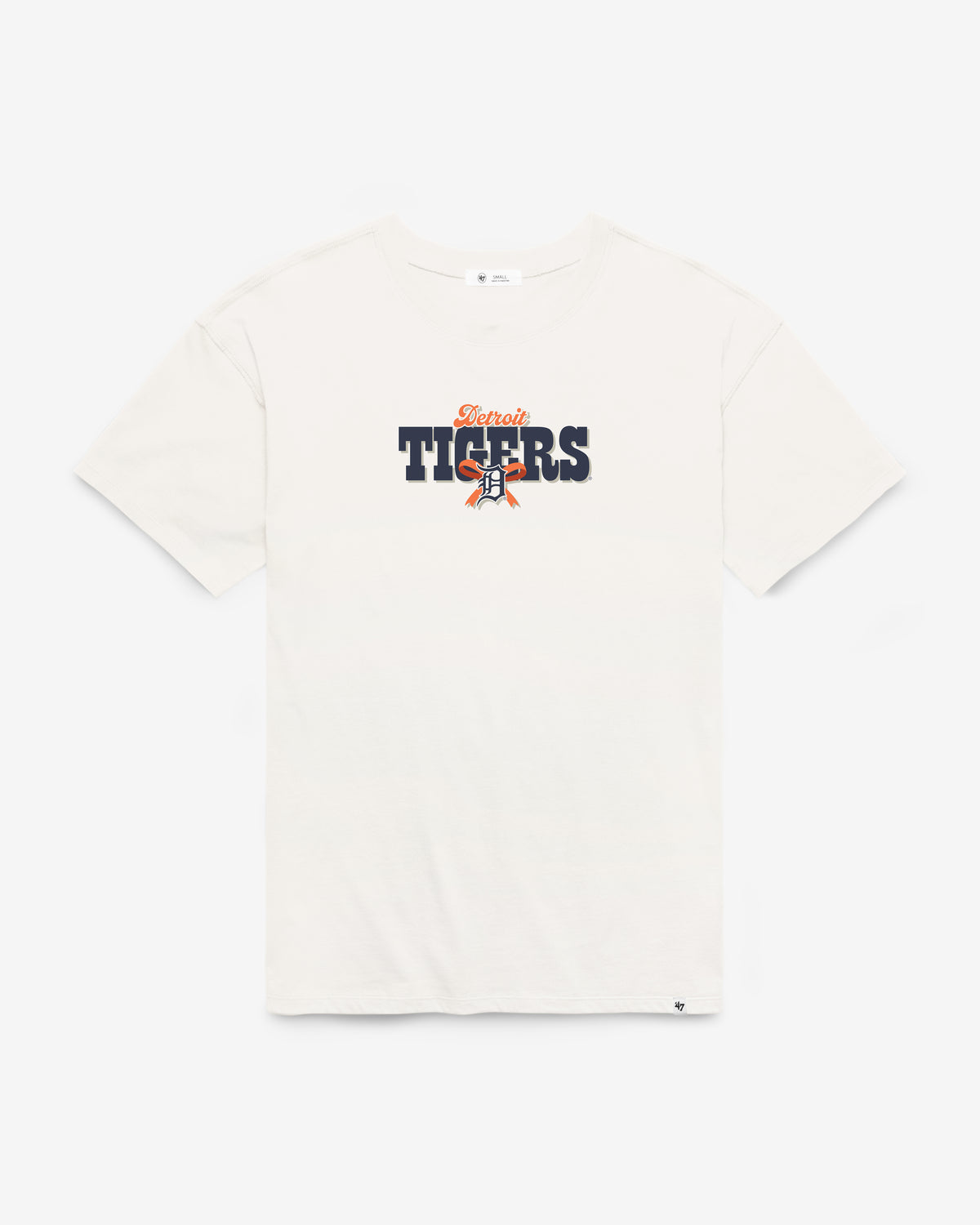 DETROIT TIGERS BOW AND BANNER BACKER '47 SADIE TEE WOMENS