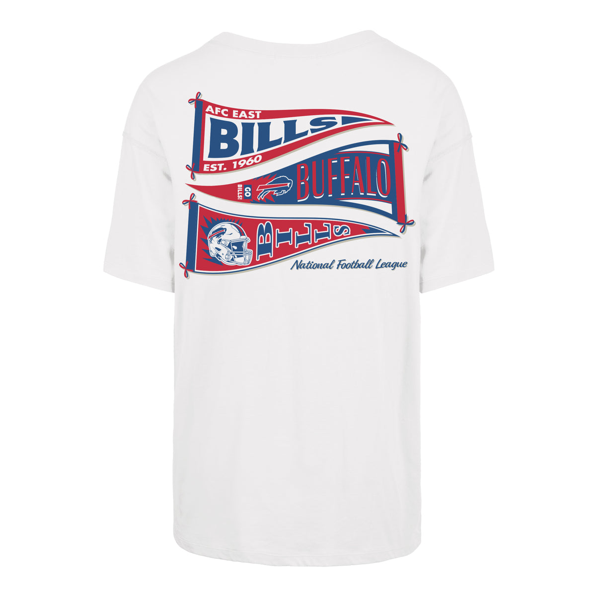 BUFFALO BILLS BOW AND BANNER BACKER '47 SADIE TEE WOMENS