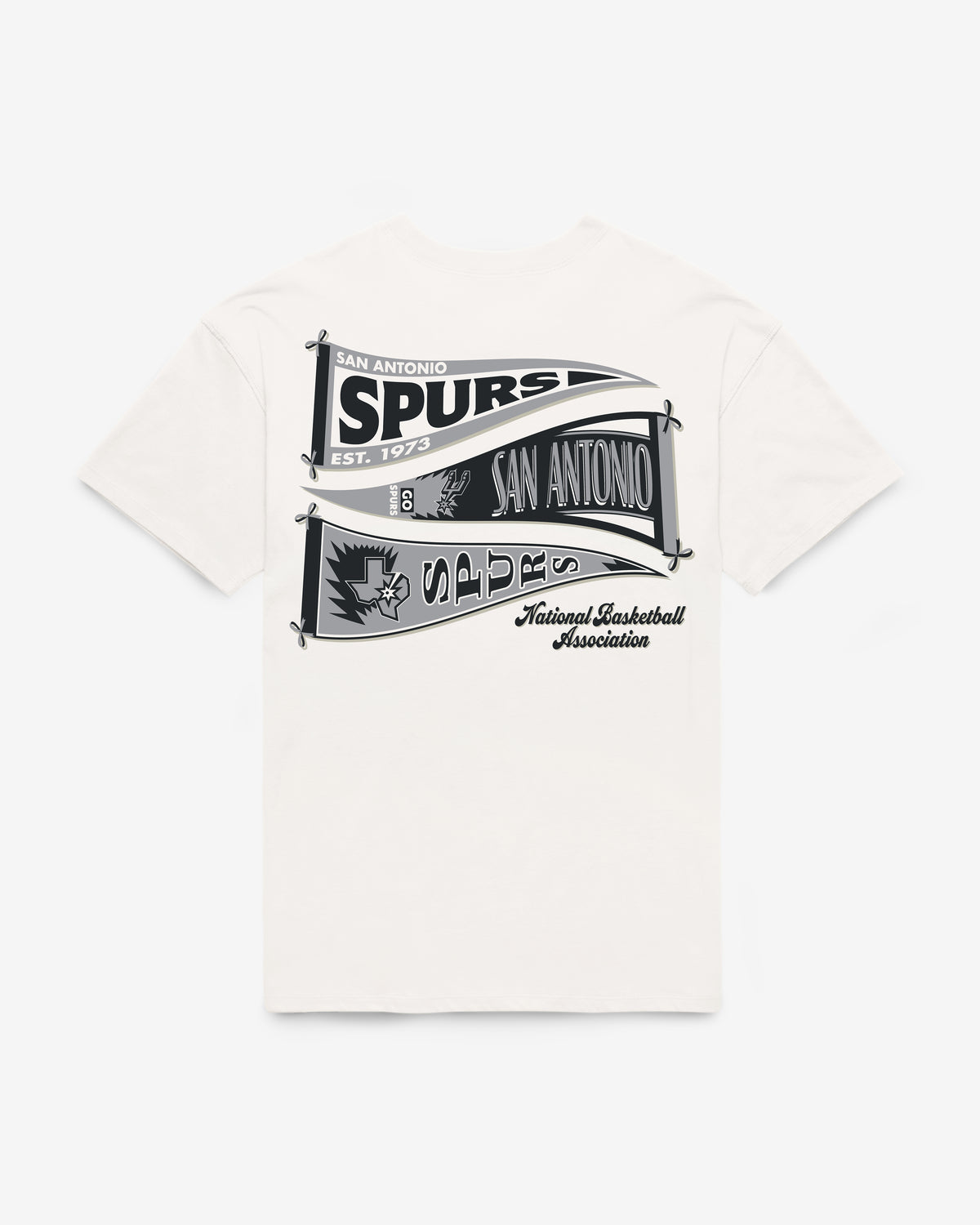 SAN ANTONIO SPURS BOW AND BANNER BACKER '47 SADIE TEE WOMENS
