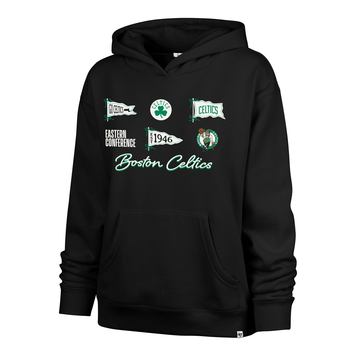 BOSTON CELTICS BOW AND BANNERS '47 NAOMI HOOD WOMENS