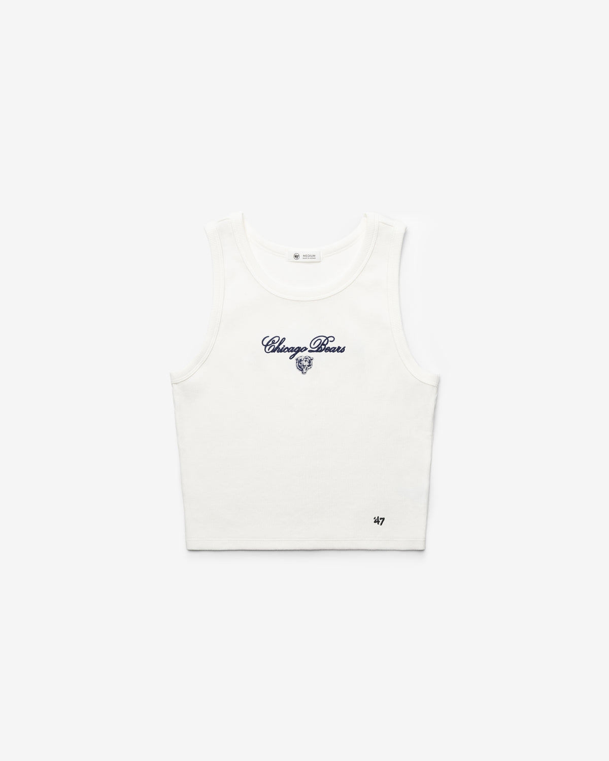 CHICAGO BEARS SCRIPT '47 BABY RIB TANK WOMENS