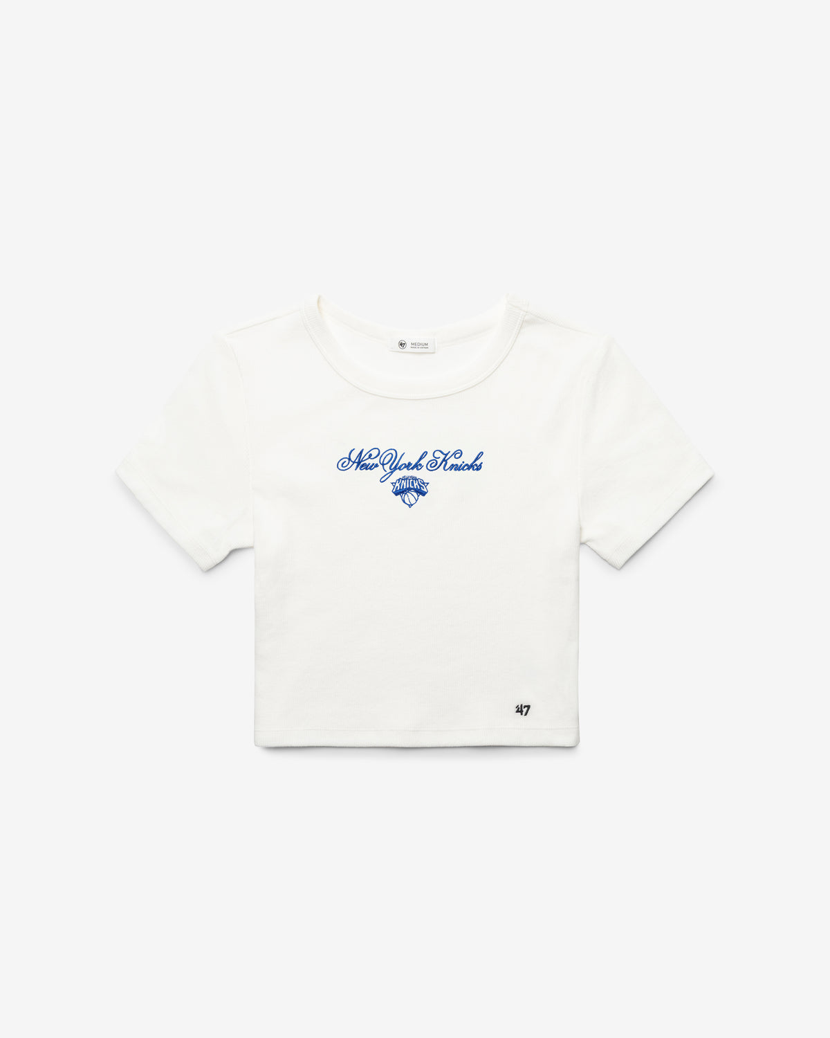 NEW YORK METS SCRIPT '47 BABY RIB TEE WOMENS