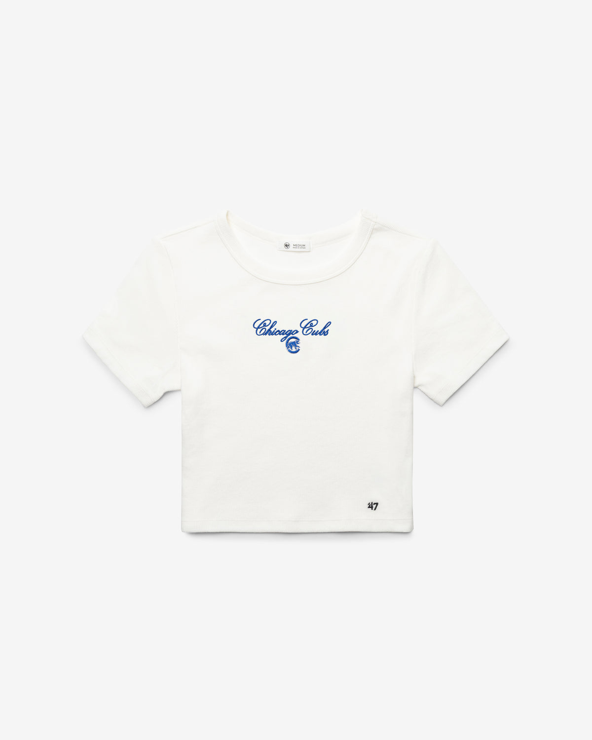 CHICAGO CUBS SCRIPT '47 BABY RIB TEE WOMENS