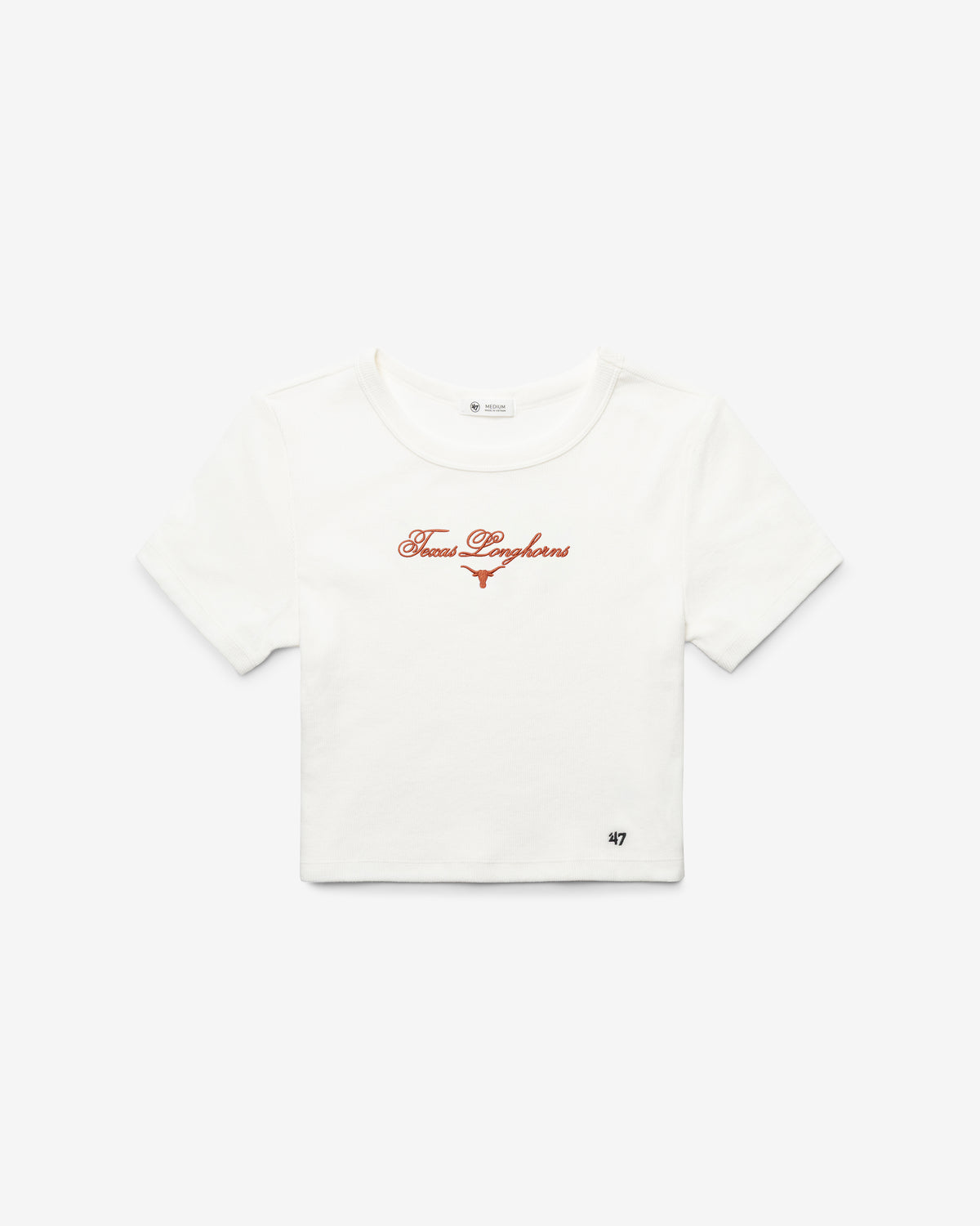 TEXAS LONGHORNS SCRIPT '47 BABY RIB TEE WOMENS