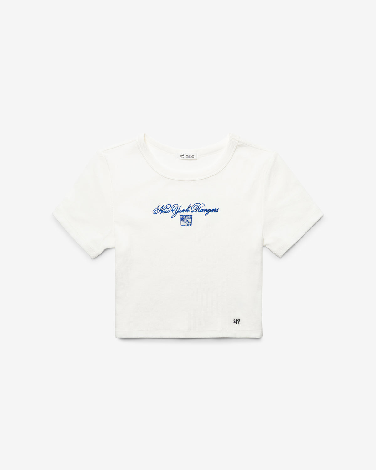NEW YORK KNICKS SCRIPT '47 BABY RIB TEE WOMENS