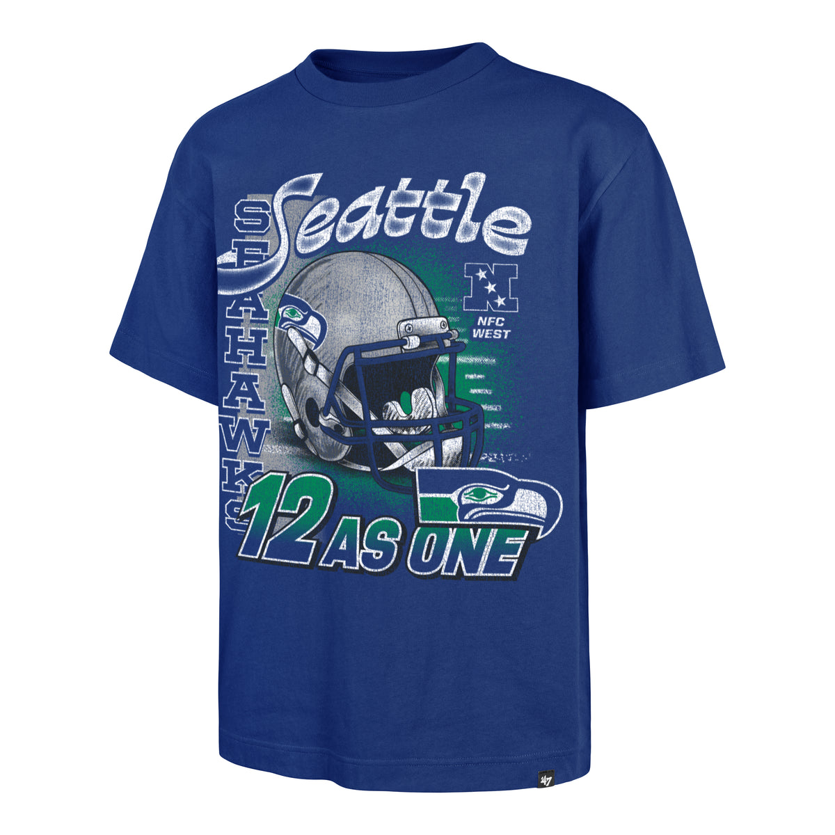 SEATTLE SEAHAWKS HISTORIC REGIONAL '47 FOUNDATION TEE