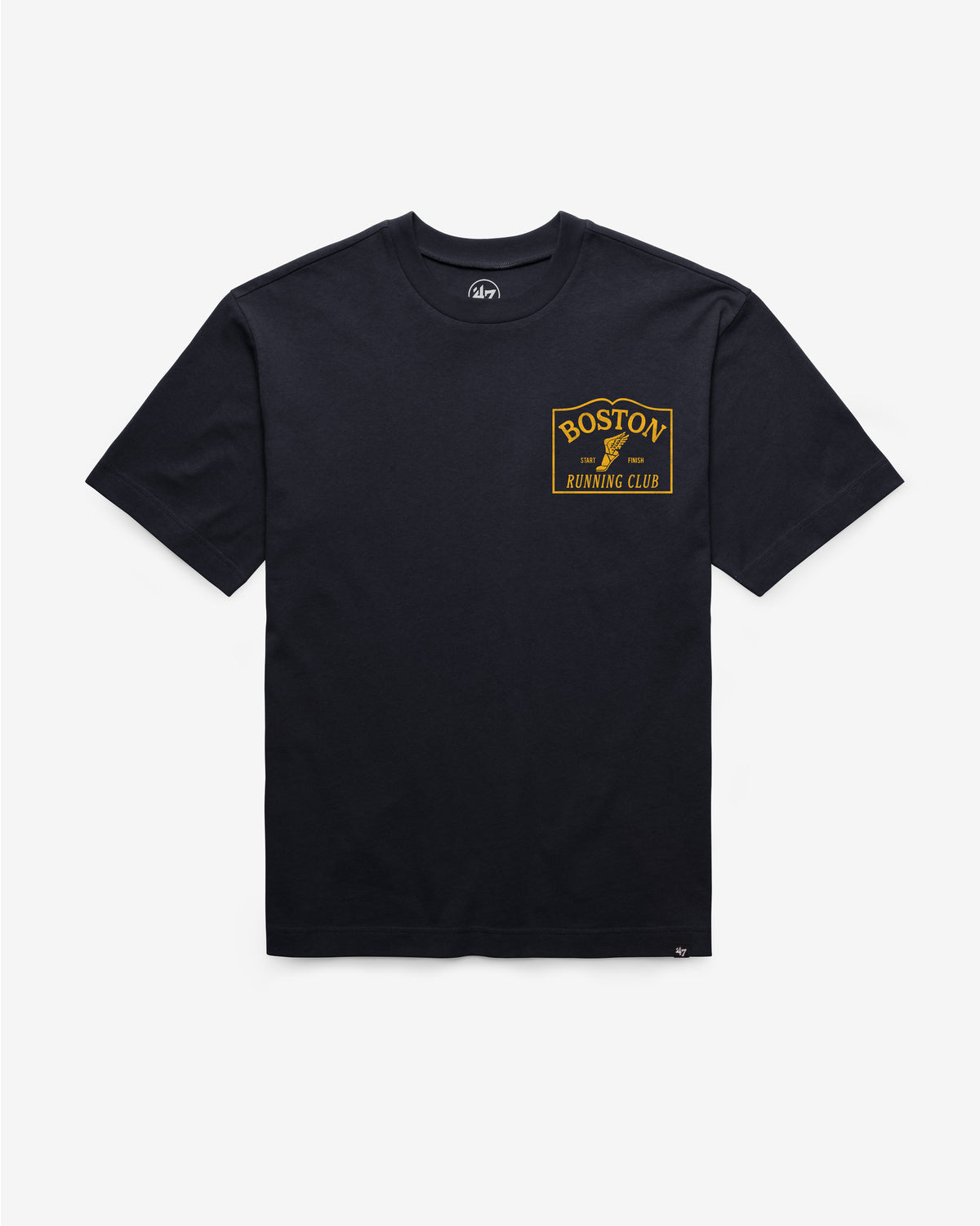 BOSTON RUN CLUB STRIDES BACKER '47 FOUNDATION TEE