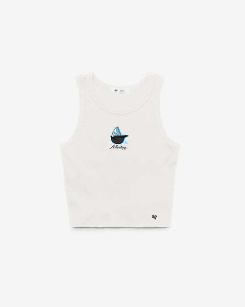 Miami Marlins Ice Cream '47 Baby Rib Tank Womens