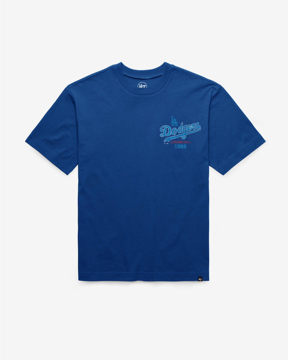 LOS ANGELES DODGERS COOPERSTOWN BACKER '47 FOUNDATION TEE