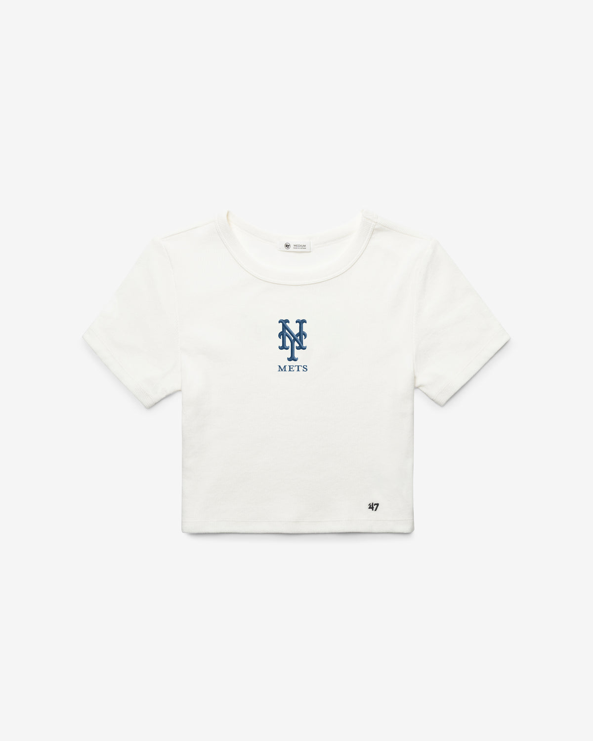 NEW YORK METS '47 BABY RIB TEE WOMEN