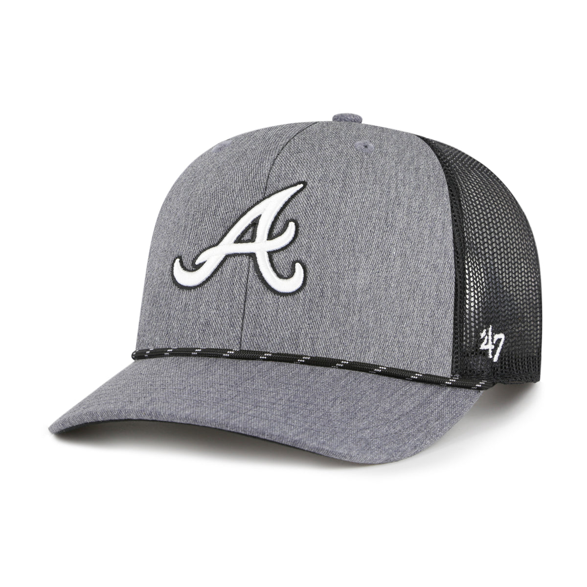 ATLANTA BRAVES CARBON ROPE '47 TRUCKER