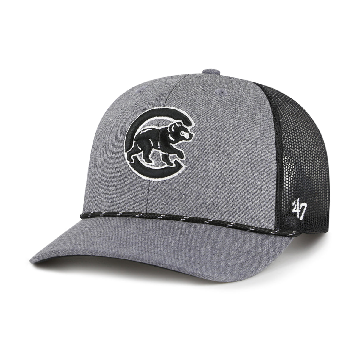 CHICAGO CUBS CARBON ROPE '47 TRUCKER