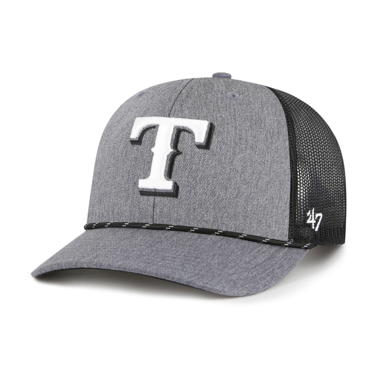 TEXAS RANGERS CARBON ROPE '47 TRUCKER