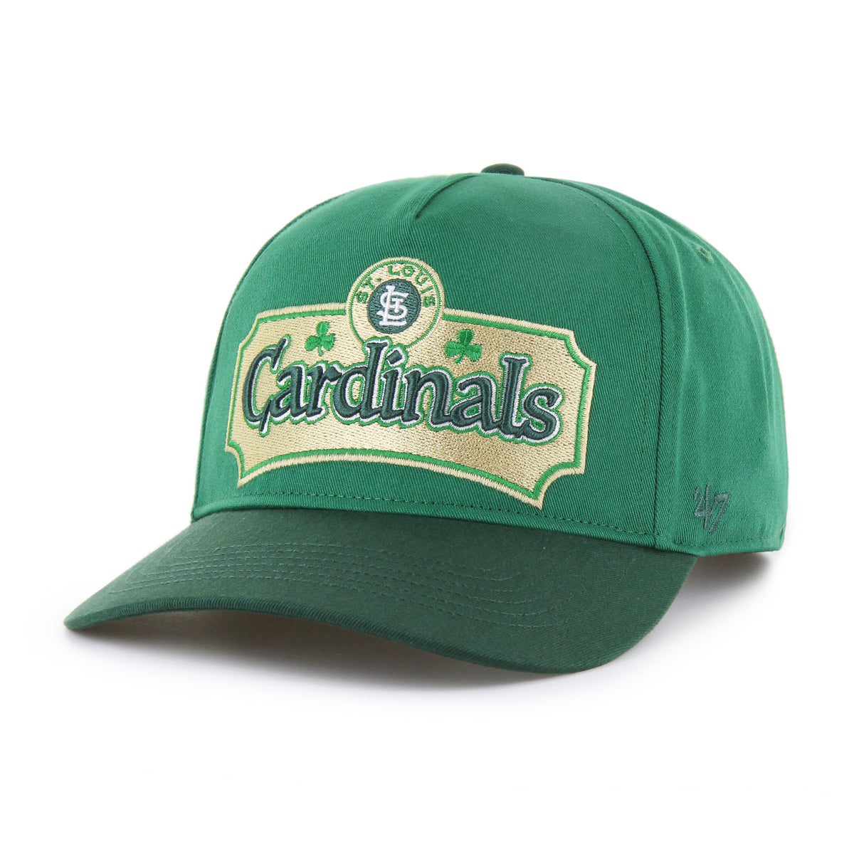 ST. LOUIS CARDINALS ST. PADDY'S DOUBLE SHAMROCK '47 HITCH