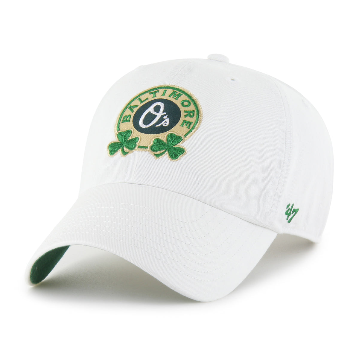 BALTIMORE ORIOLES ST PATTYS DOUBLE SHAMROCK '47 CLEAN UP