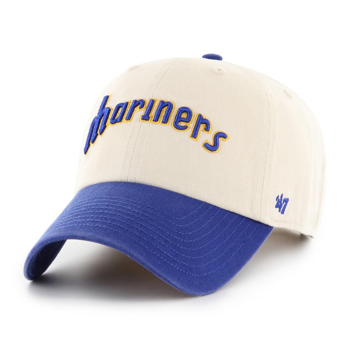 SEATTLE MARINERS COOPERSTOWN BALLPARK SCRIPT SHOT '47 CLEAN UP