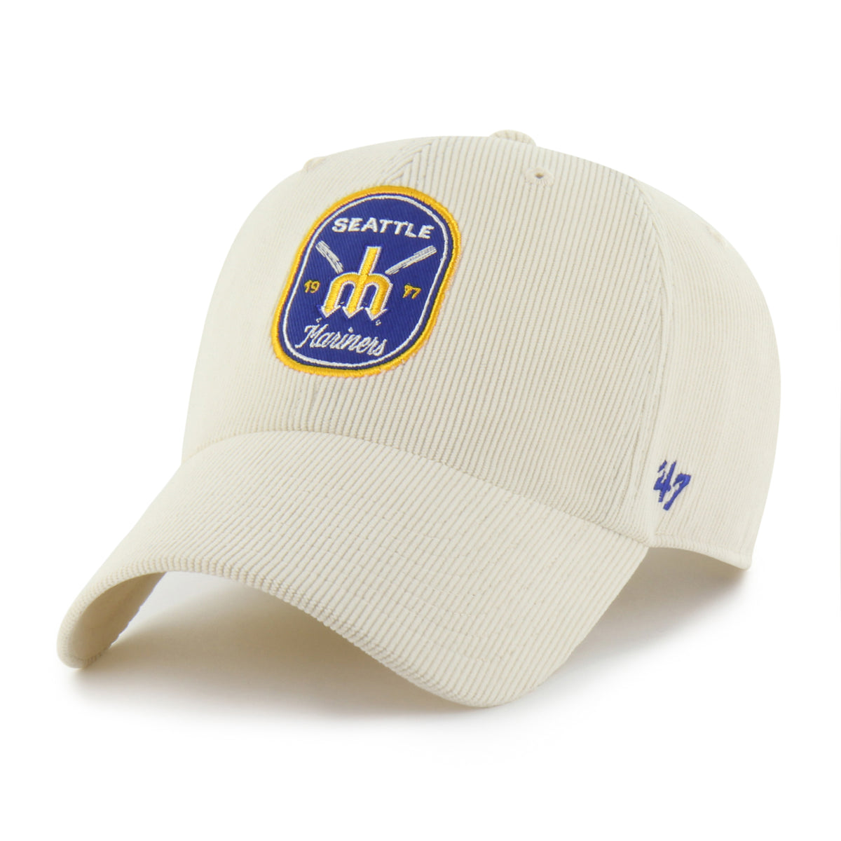 SEATTLE MARINERS COOPERSTOWN CROSSPATCH CORD '47 CLEAN UP