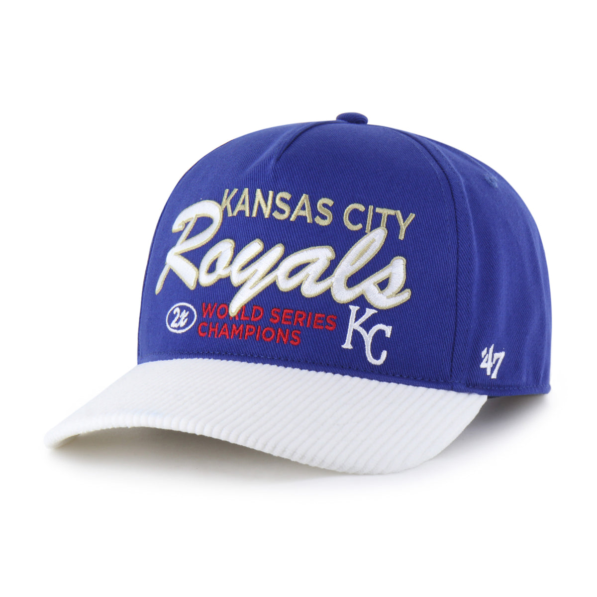KANSAS CITY ROYALS COOPERSTOWN WORLD SERIES MULTI TIME '47 HITCH RF RELAXED FIT