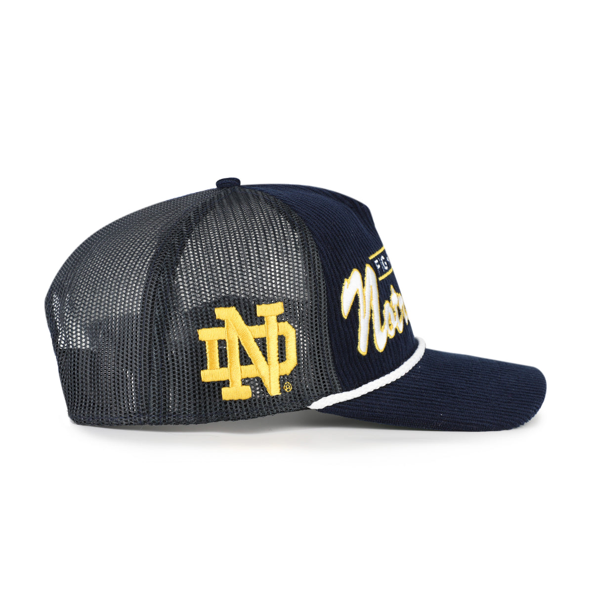 NOTRE DAME FIGHTING IRISH DOUBLE HEADER MESH '47 HITCH RF RELAXED FIT