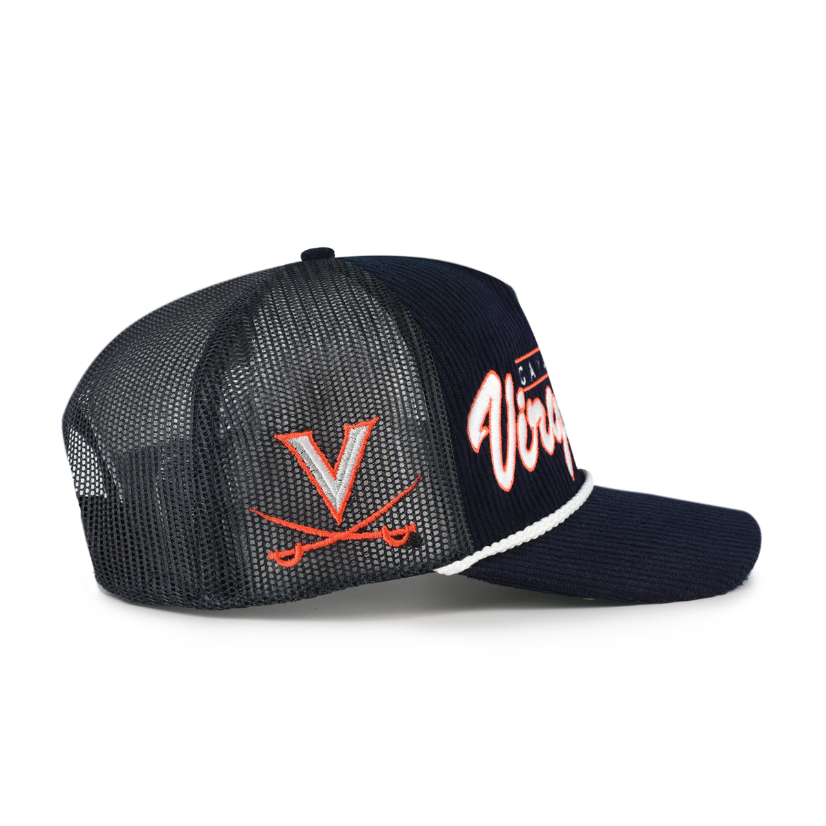 VIRGINIA CAVALIERS DOUBLE HEADER MESH '47 HITCH RF RELAXED FIT