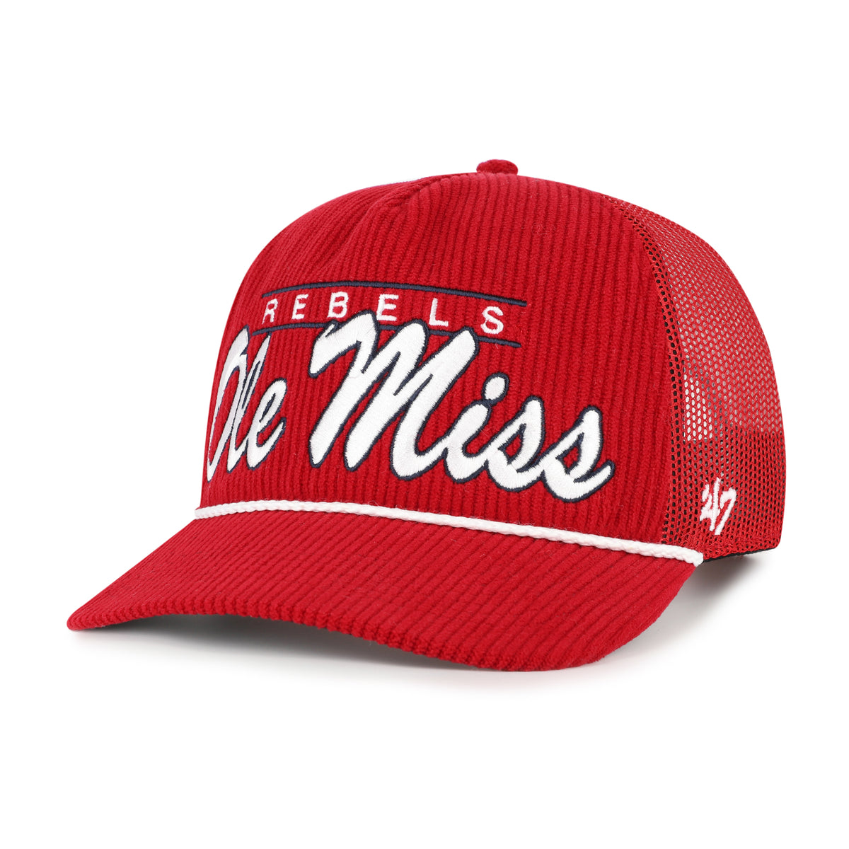 MISSISSIPPI REBELS DOUBLE HEADER MESH '47 HITCH RF RELAXED FIT