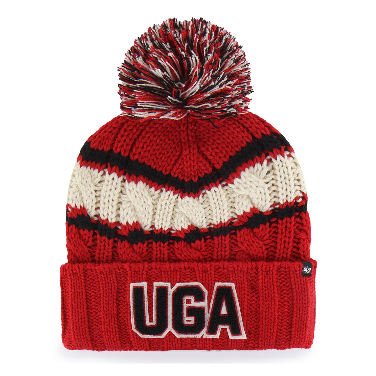 GEORGIA BULLDOGS EMMA '47 CUFF KNIT WOMENS