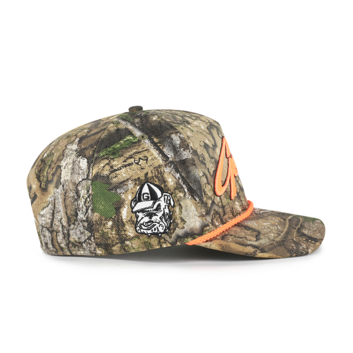 GEORGIA BULLDOGS OVERHAND SCRIPT REALTREE '47 HITCH